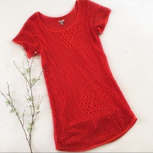 Ecote orange dress••